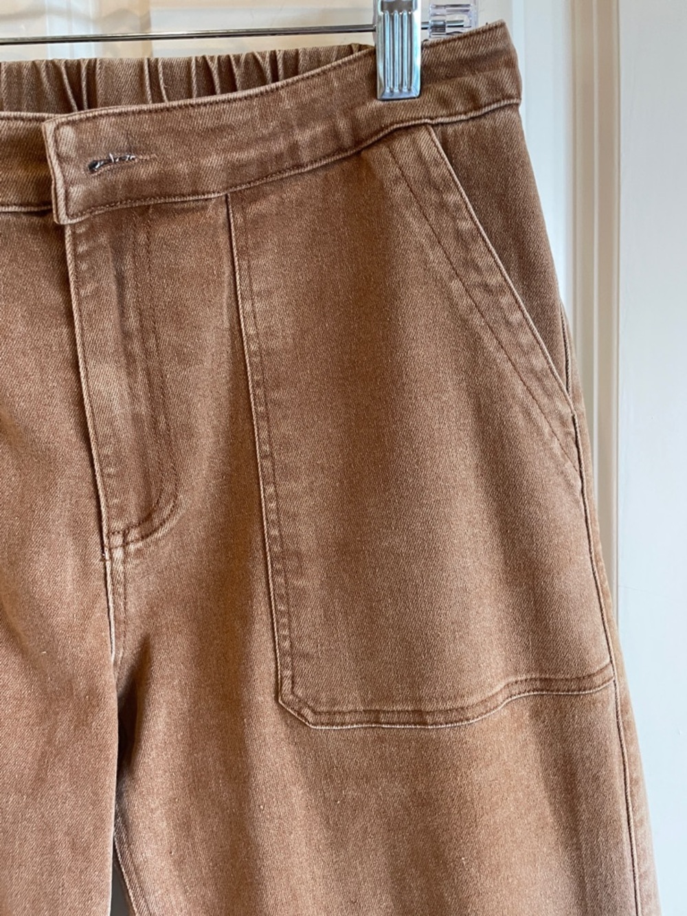 Millibon Rust-Brown High-Rise Wide Leg Pants - Picture 4 of 9
